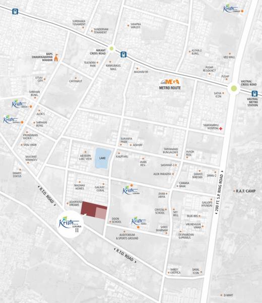  krish-luxuria-2 Location Plan