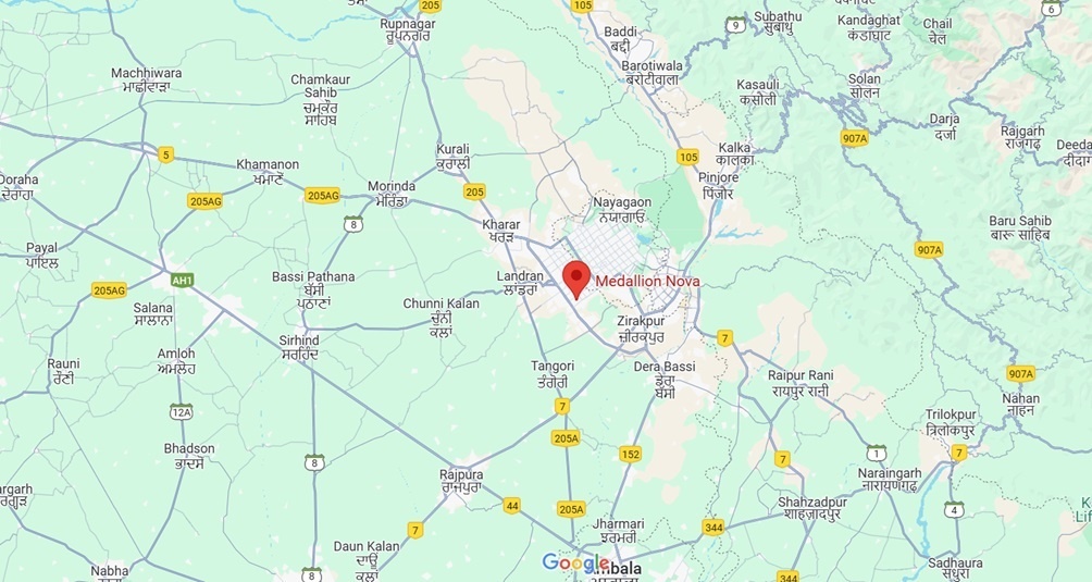  the medallion nova Location Plan