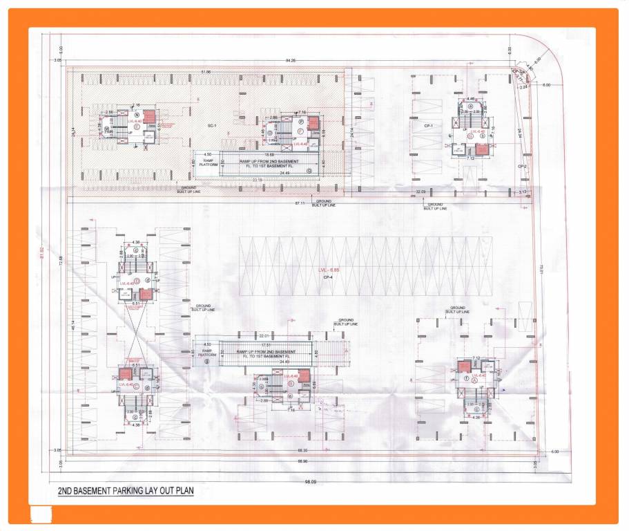  rosewood Tower A TO G Basement Cluster Plan