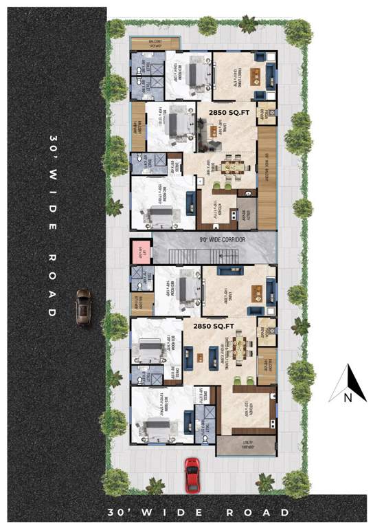  sadhana serene Sadhana Serene Cluster Plan