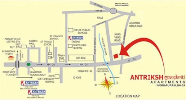 Location Plan sanskriti-phase-1 Location Plan