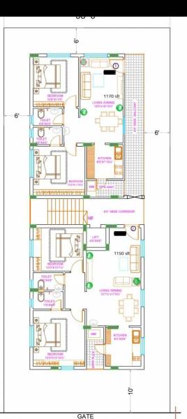  oak-tree Cluster Plan