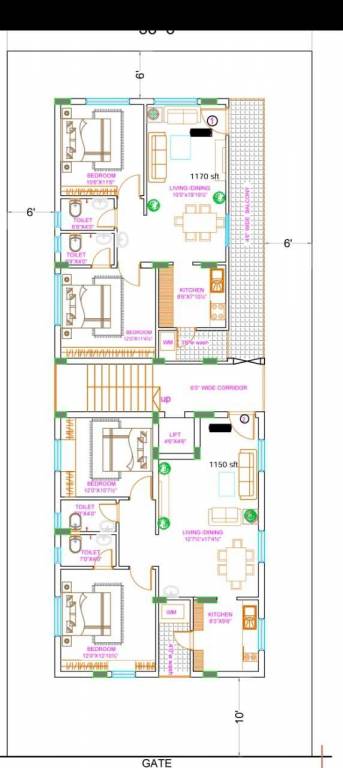  oak tree Cluster Plan