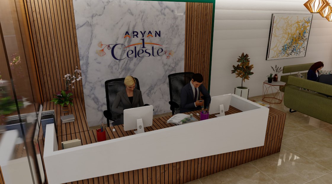  1 celeste Reception/ Waiting Room