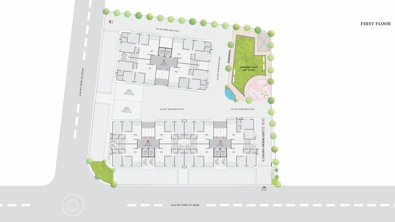  iconic status Block A Cluster Plan For 1st Floor
