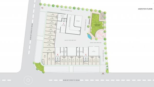  iconic-status Block A Cluster Plan For Ground Floor