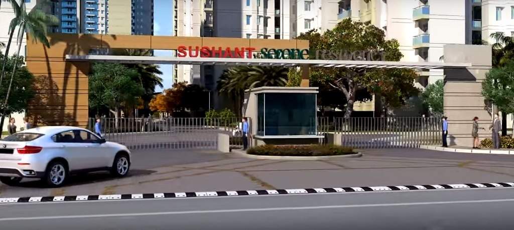  sushant serene residency tower 3e and tower 4e and tower 5d Elevation