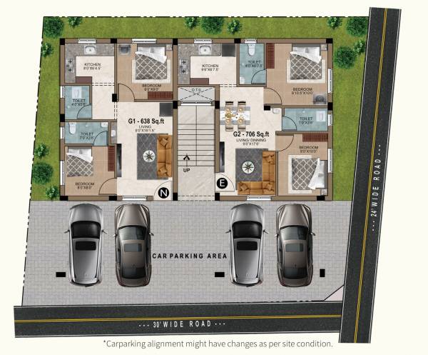  juno Juno Cluster Plan for ground Floor