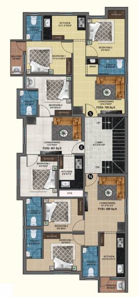  trinity Trinity Cluster Plan From 1st To 2nd Floor
