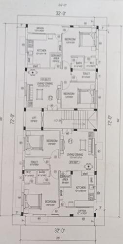  sri-venkateswara-flats ri Venkateswara Flats Cluster Plan for Typical Floor
