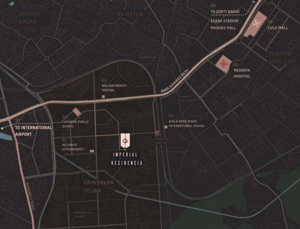  imperial-residencia Location Plan