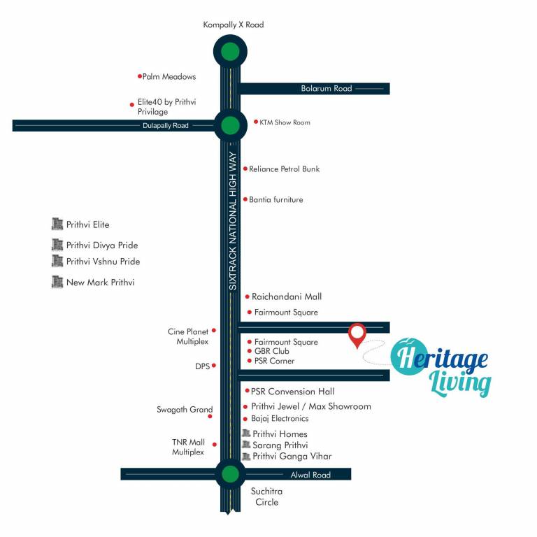  heritage living Location Plan