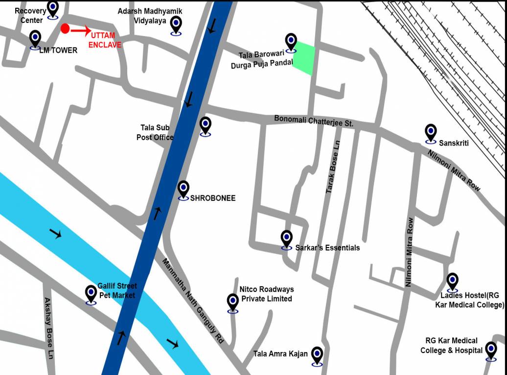  uttam enclave Location Plan