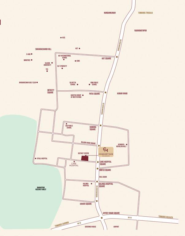  consortium magnum Location Plan