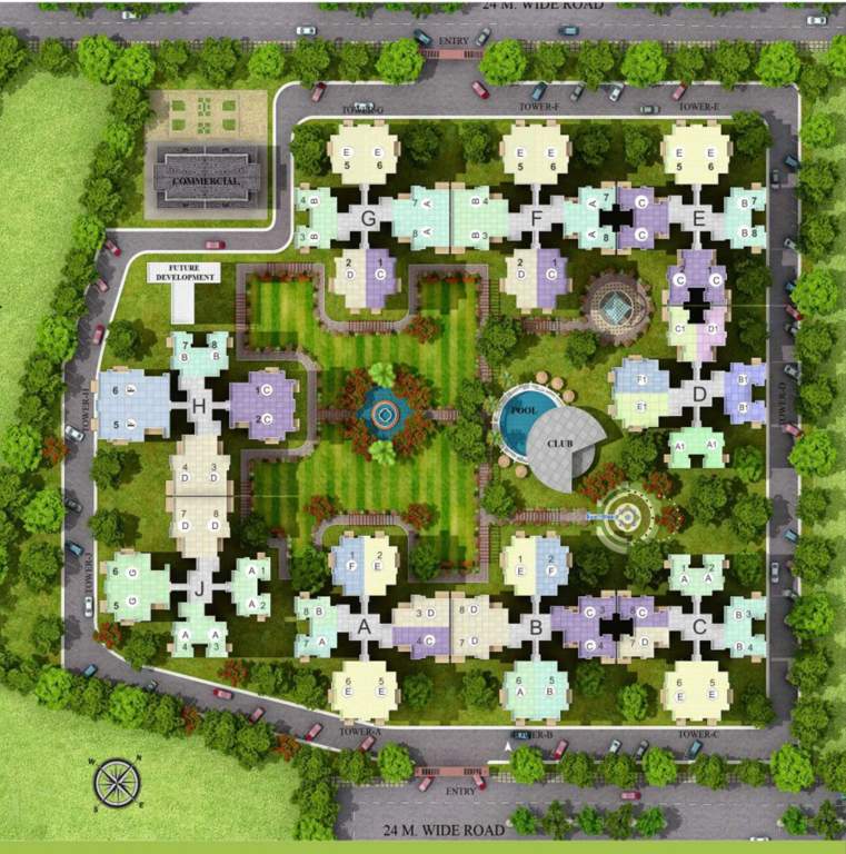  antriksh golf links phase 1 Master Plan