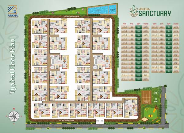  sanctuary Arkha Sanctuary Typical Cluster Plan