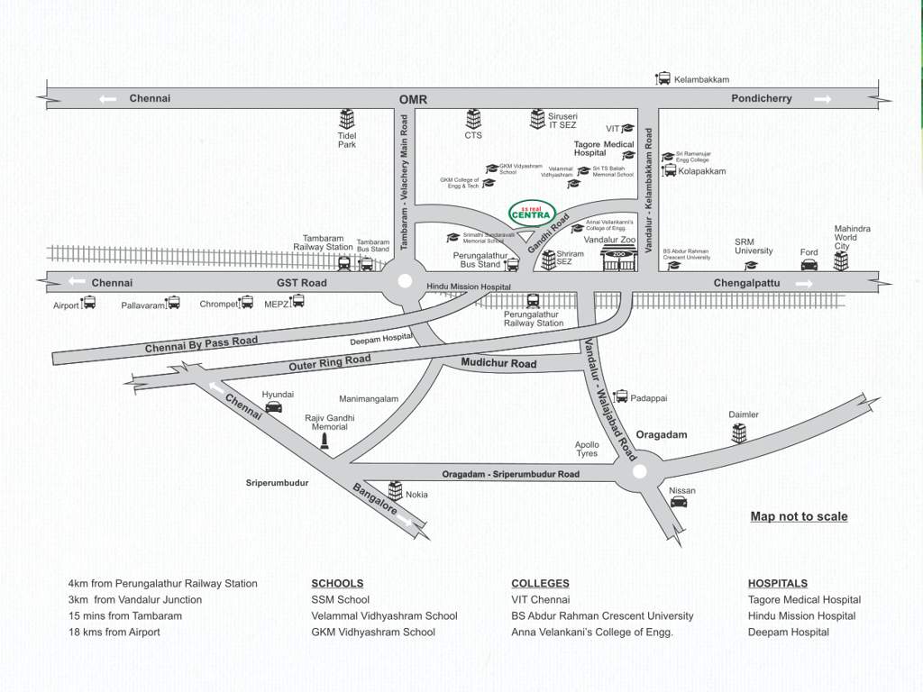  centra phase 1 Location Plan