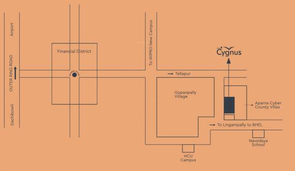  cygnus-block-a Location Plan