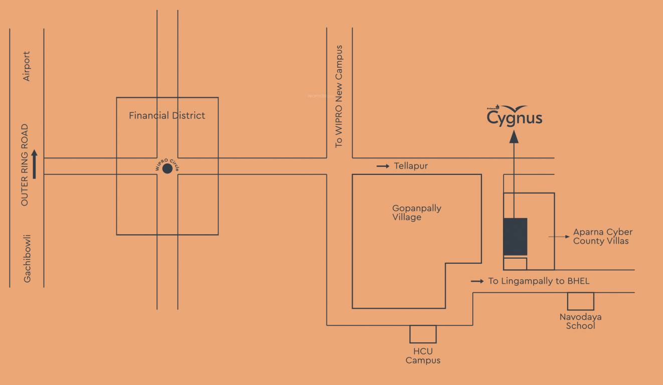  cygnus block a Location Plan