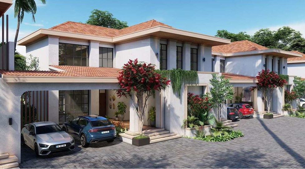 Elevation  varca palms villas Elevation