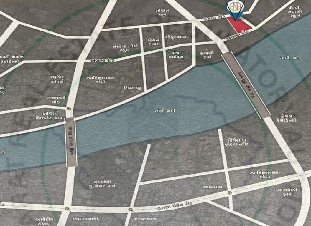  gopin river ville Location Plan