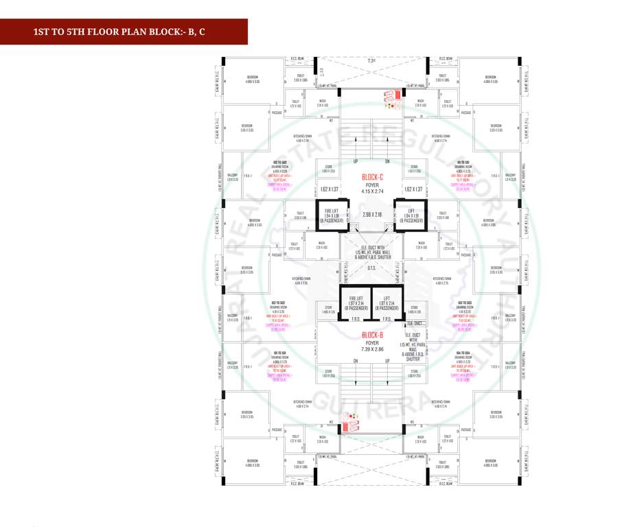  parivar Tower A Cluster Plan