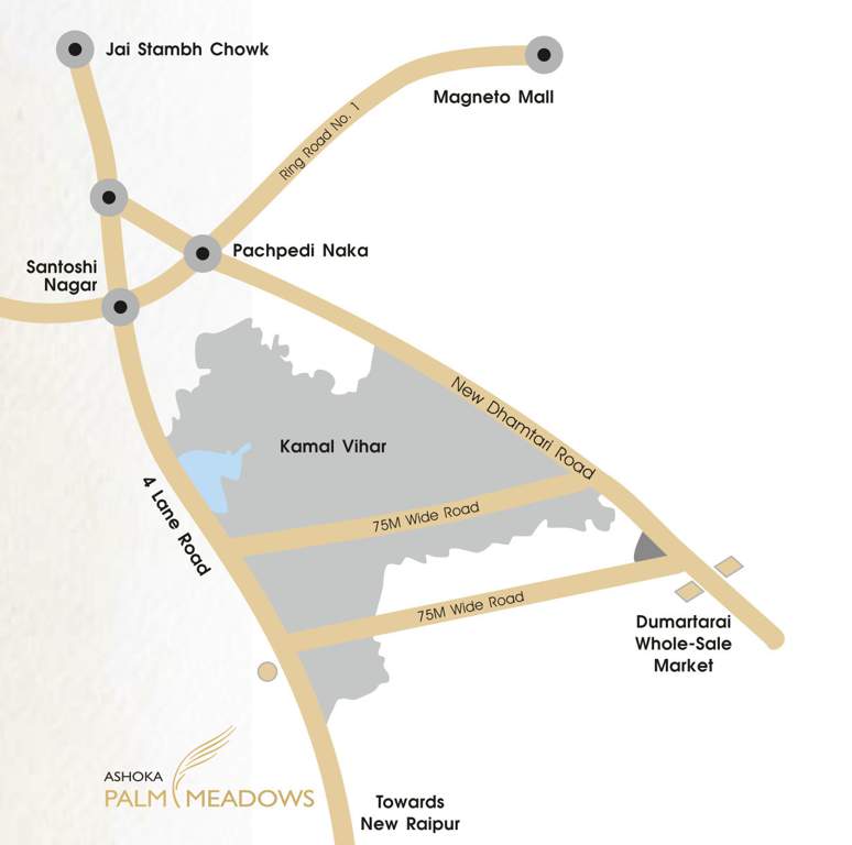  ashoka palm meadows Location Plan