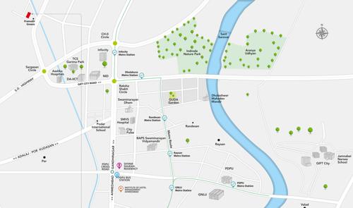 Location Plan sahjanand-shreehari Location Plan