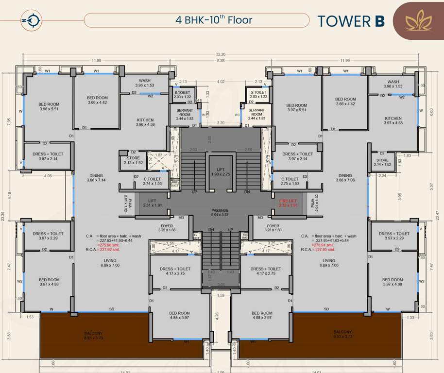 the impressia Layout Plan