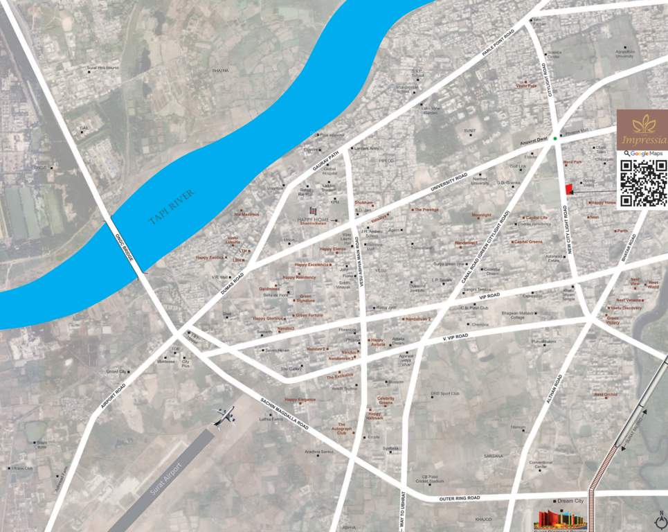 the impressia Location Plan