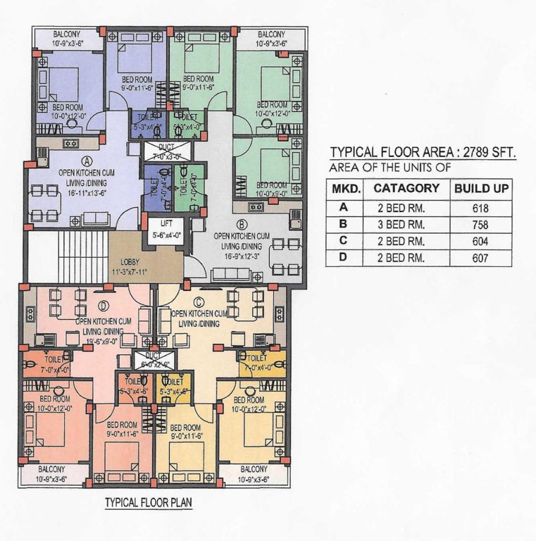  green view housing complex 2 Cluster Plan