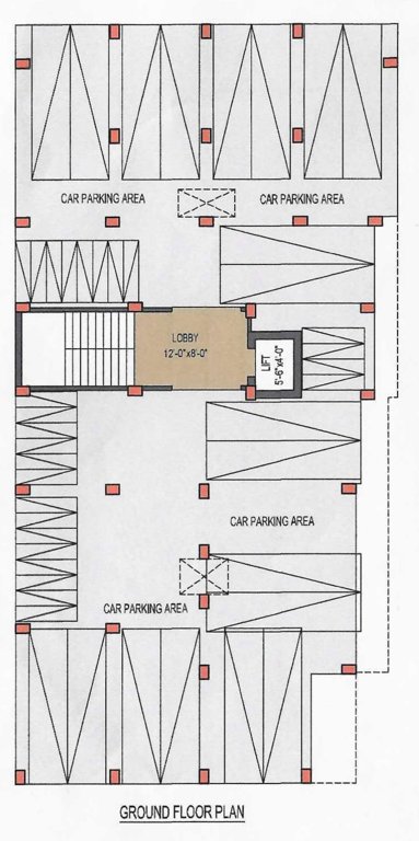  green view housing complex 3 Cluster Plan