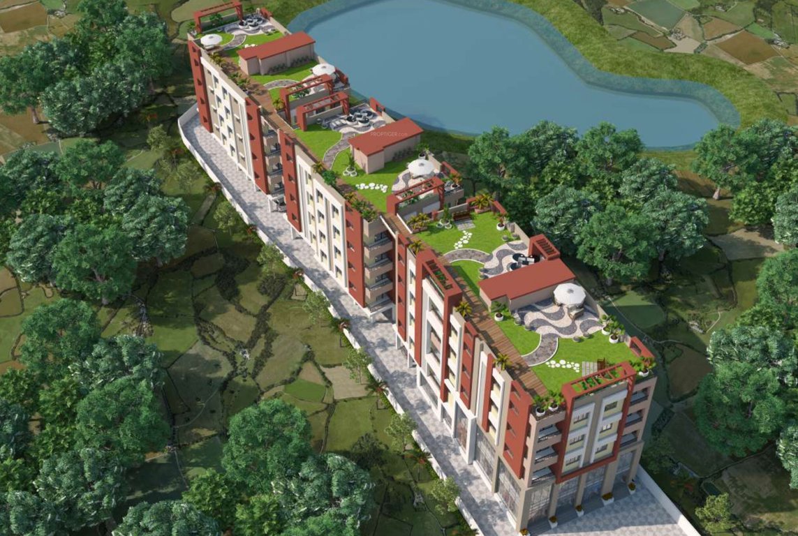  green view housing complex Elevation