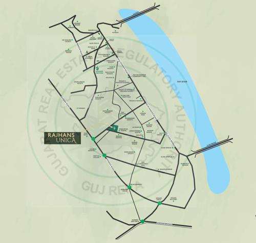  rajhans-unica Location Plan