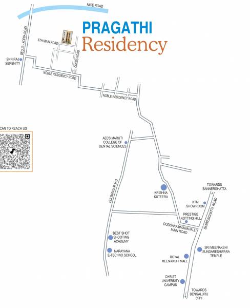  pragathi-residency Location Plan