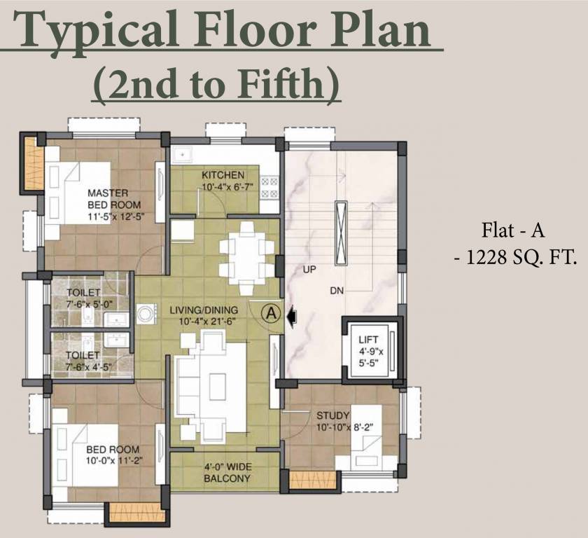  alba Sun Alba Cluster Plan From 2nd To 5th Floor