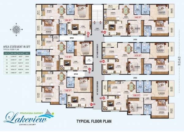  lake-view Lake View Typical Cluster Plan