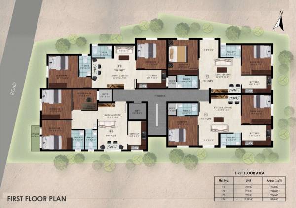  scc-homes-ram-flat SCC Homes Ram Flat Cluster Plan