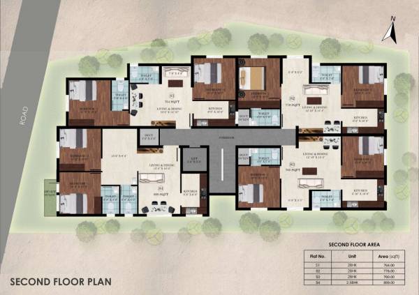  scc-homes-ram-flat SCC Homes Ram Flat Cluster Plan