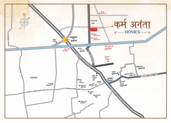 Location Plan karm-ananta-homes Location Plan