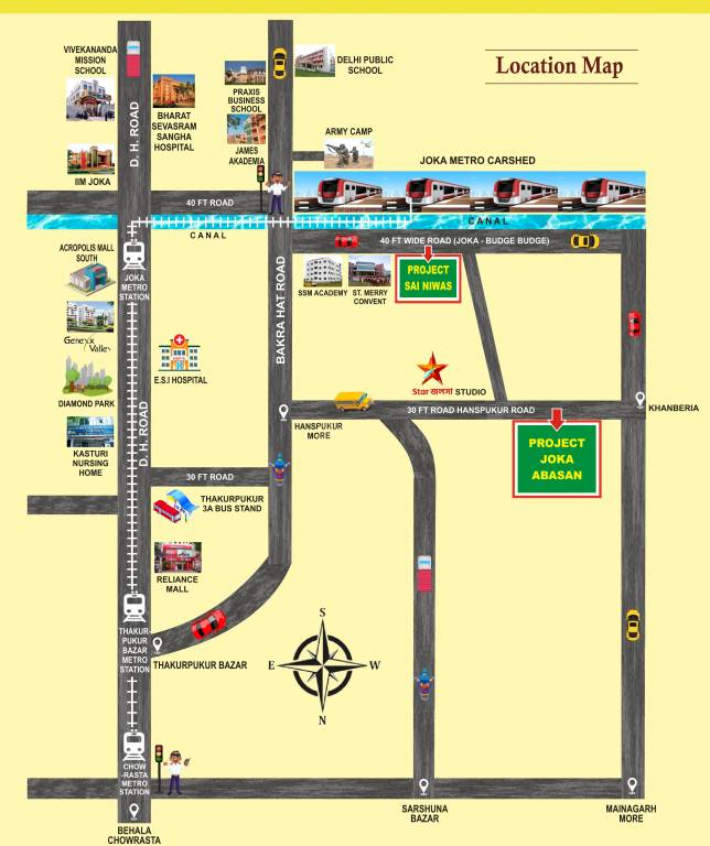  joka abasan Location Plan