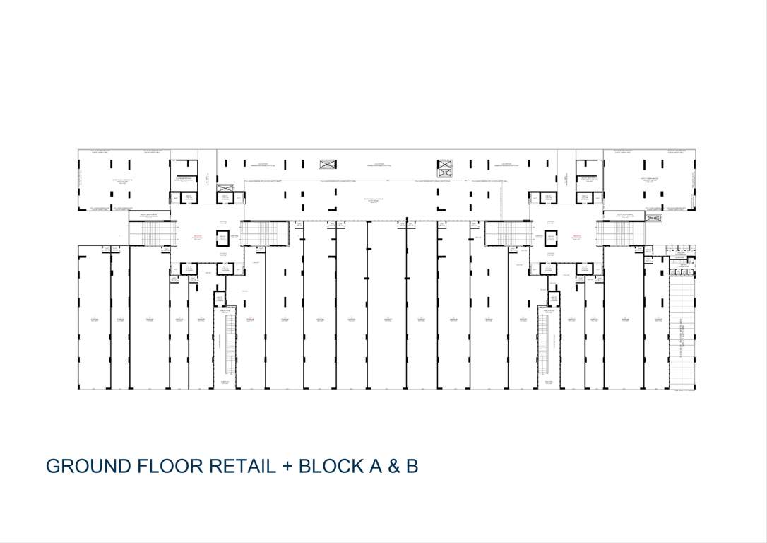  trogon centre court Tower A and B Retail Cluster Plan for ground Floor