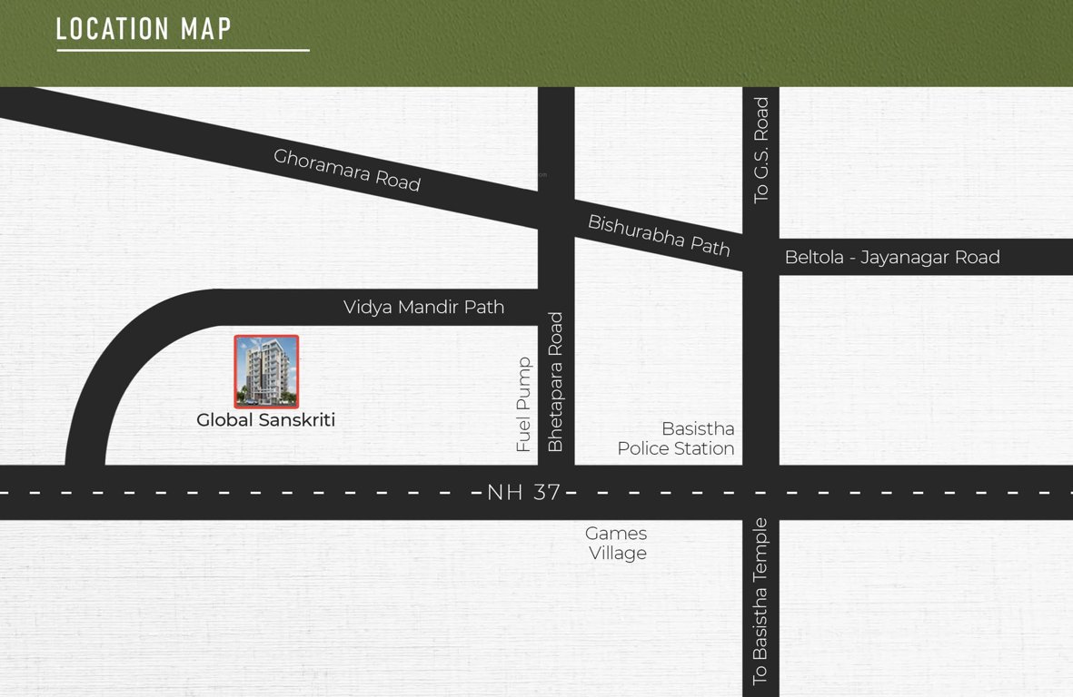  sanskriti Location Plan