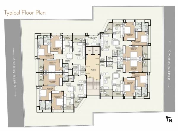  abode Tower A Cluster Plan