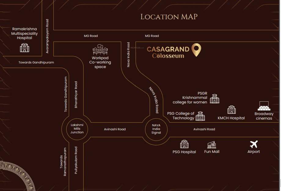  colosseum Location Plan