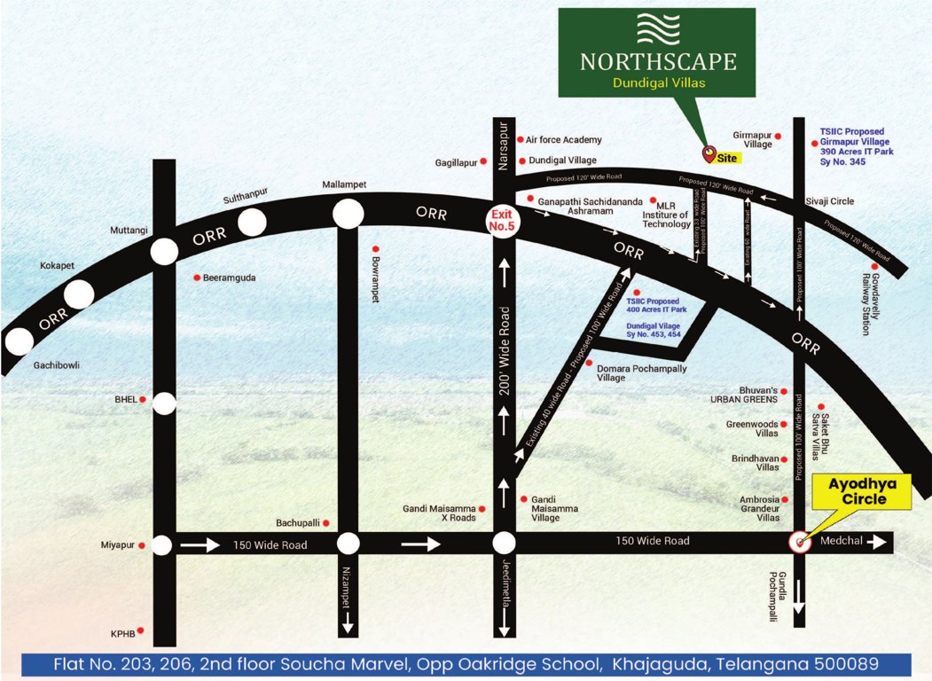  northscape  Location Plan