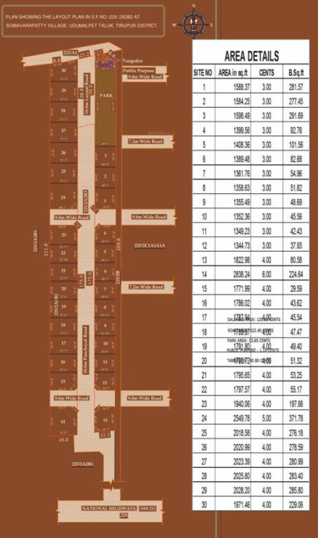 velan city Layout Plan
