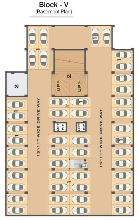  grand castle phase ii Grand Castle Phase II Cluster Plan For Basement