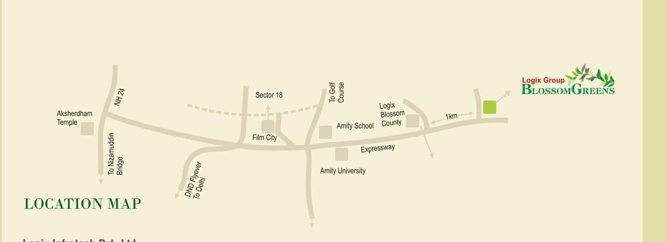  blossom greens phase 6 Location Plan