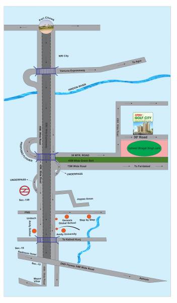  golf-city-phase-ii Location Plan